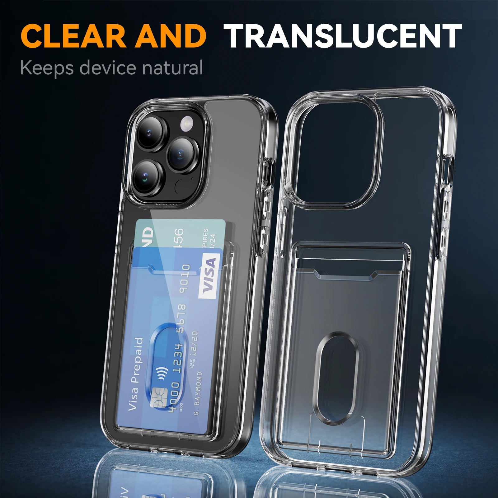 Crystal Clear Acrylic Phone Case for iPhone 16 Series
