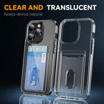 Crystal Clear Acrylic Phone Case for iPhone 15 Series