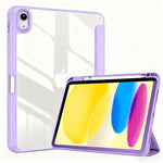 Transparent Folio Case with Built-in Apple Pencil Storage for iPad Pro M5 (2025)