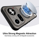 Matte Case with Magnetic Charging Alignment Ring for Nothing Phone (4a) Series