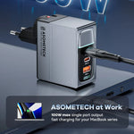 ASOMETECH 100W GaN USB-C Charger