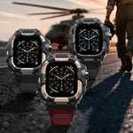 Tactical Protective Case with Band for Apple Watch