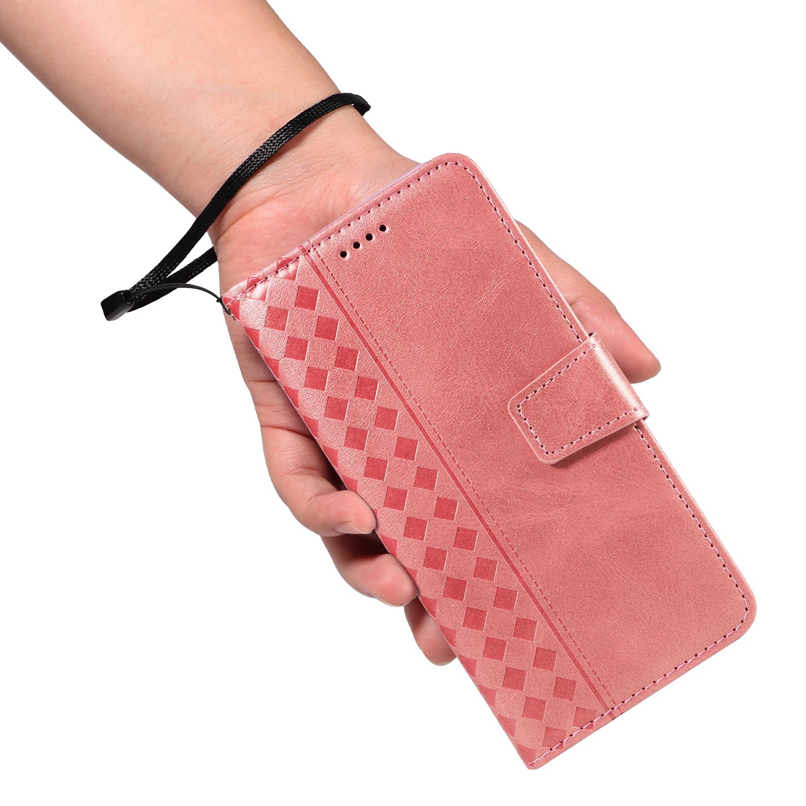 iPhone 15 Series Flip Leather Wallet Case with Kickstand