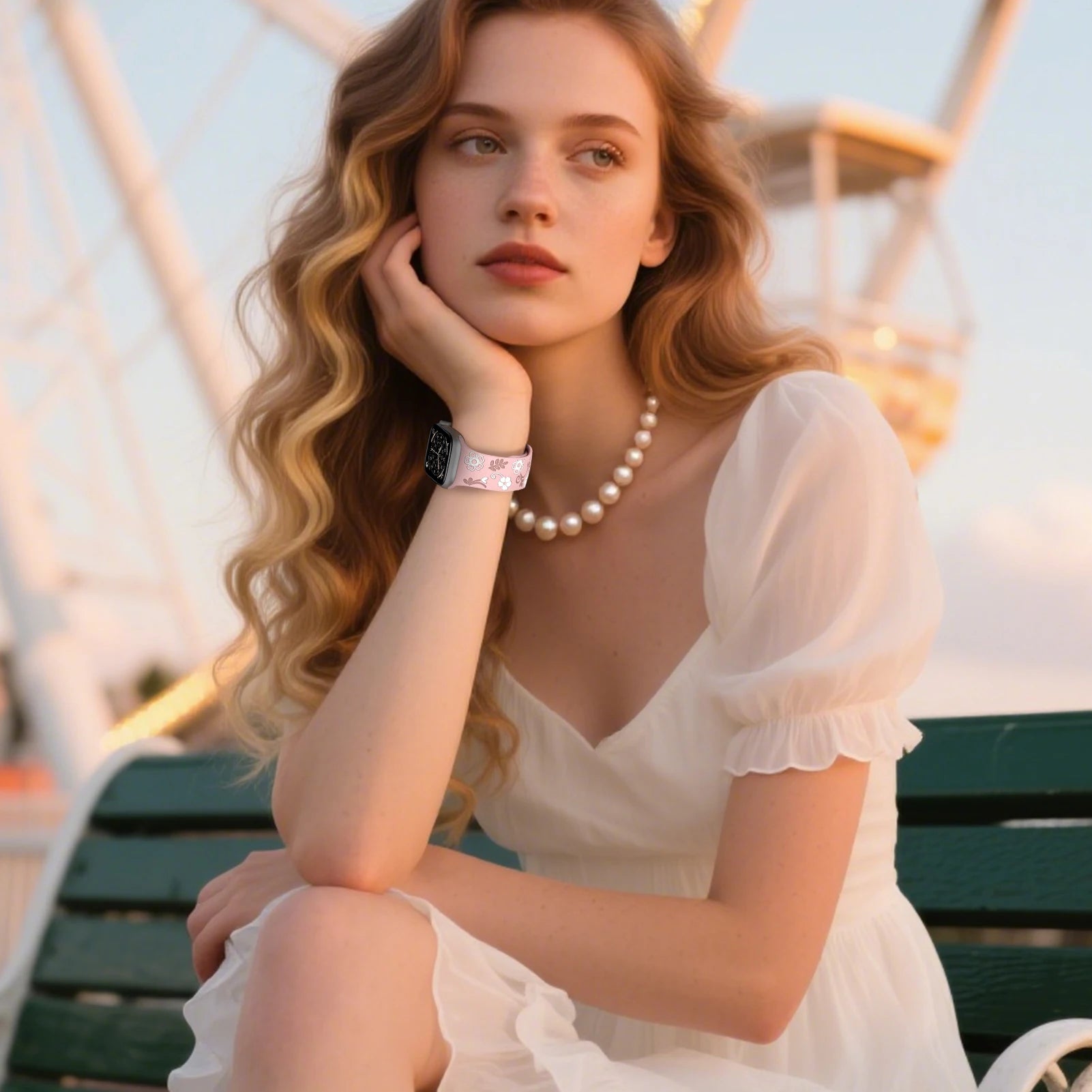 Soft Engraved Silicone Strap for Apple Watch