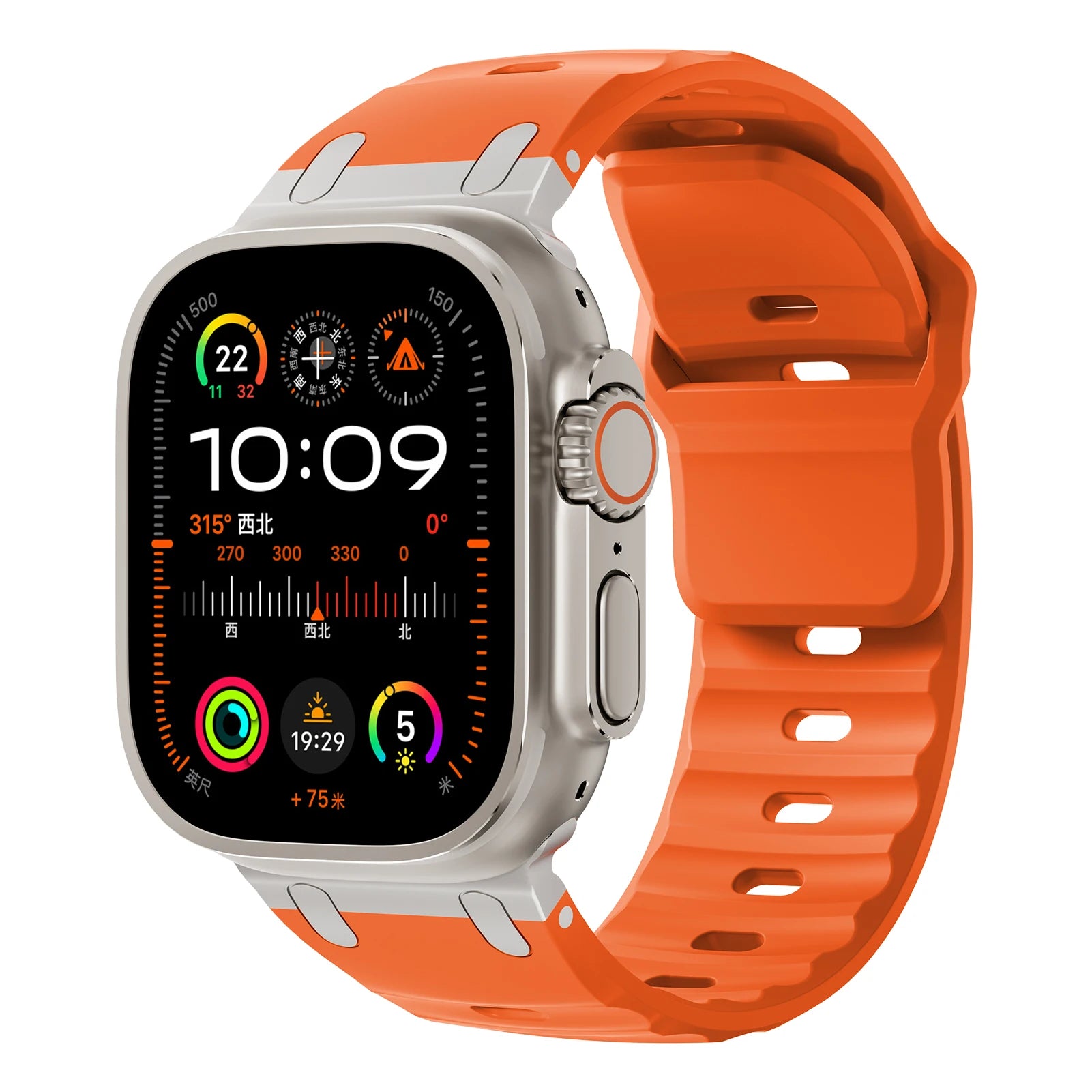 Comfort-Fit Sport Silicone Strap for Apple Watch