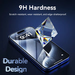 Dust-Free HD Tempered Glass Screen Protector for iPhone 16 Series