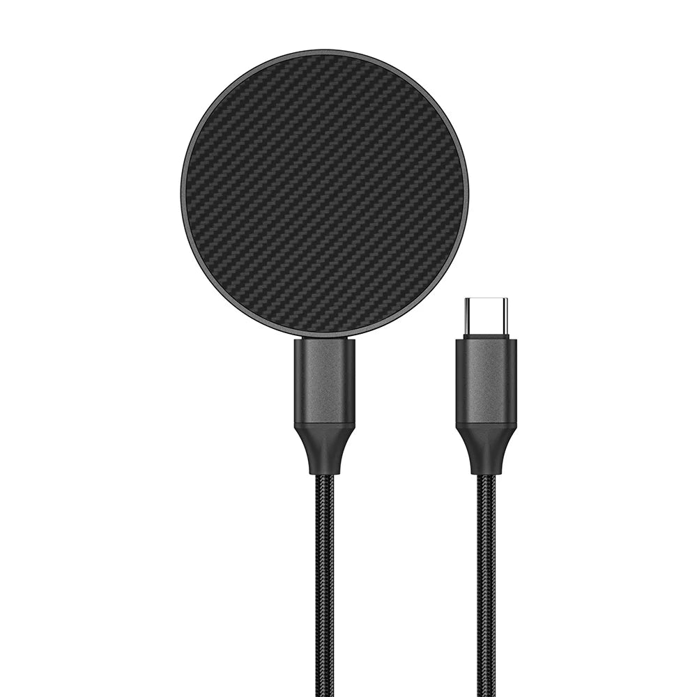 WiWU Wi-P034 15W Kevlar MagSafe-Compatible Wireless Charger