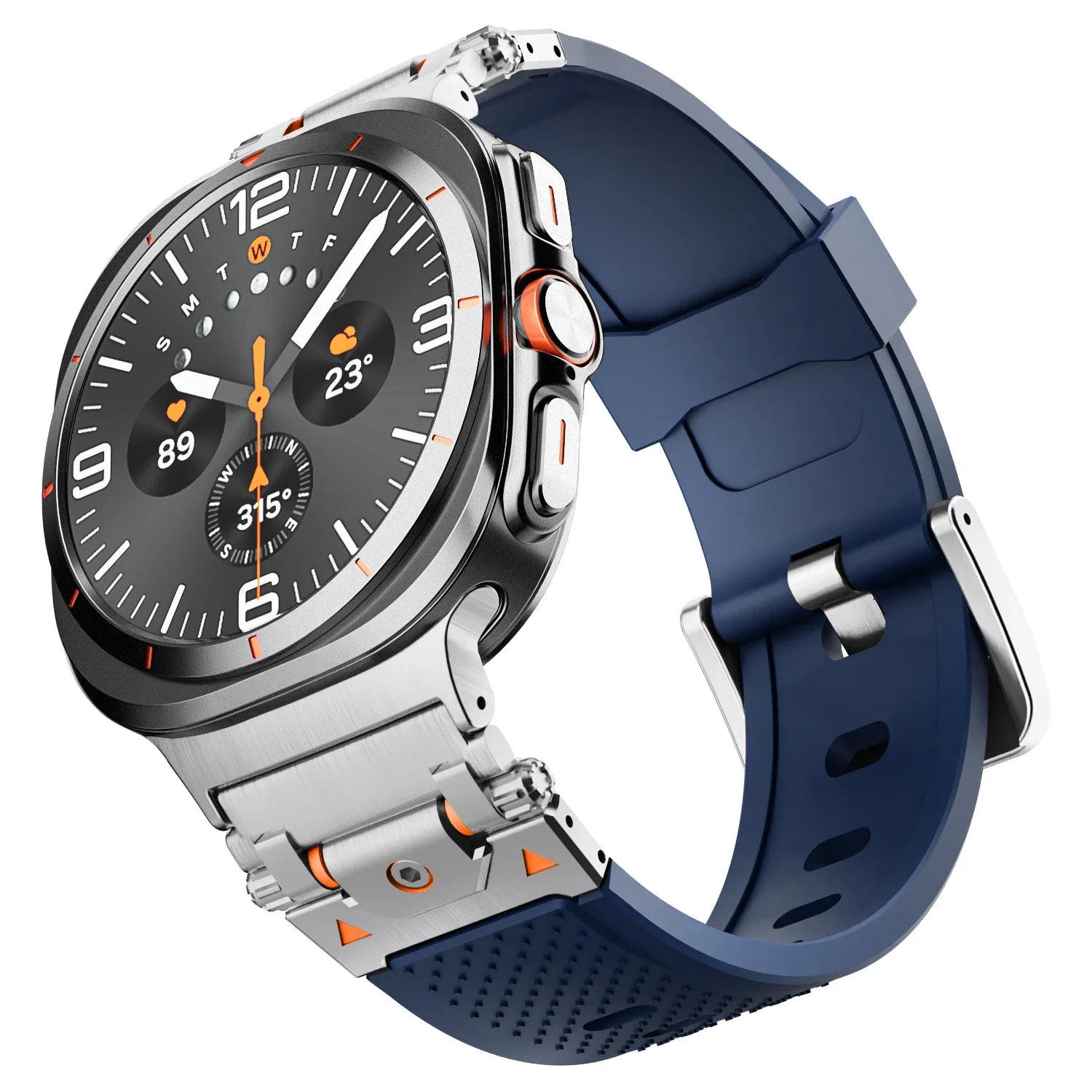 Rugged TPU Silicone Band for Samsung Galaxy Watch Ultra