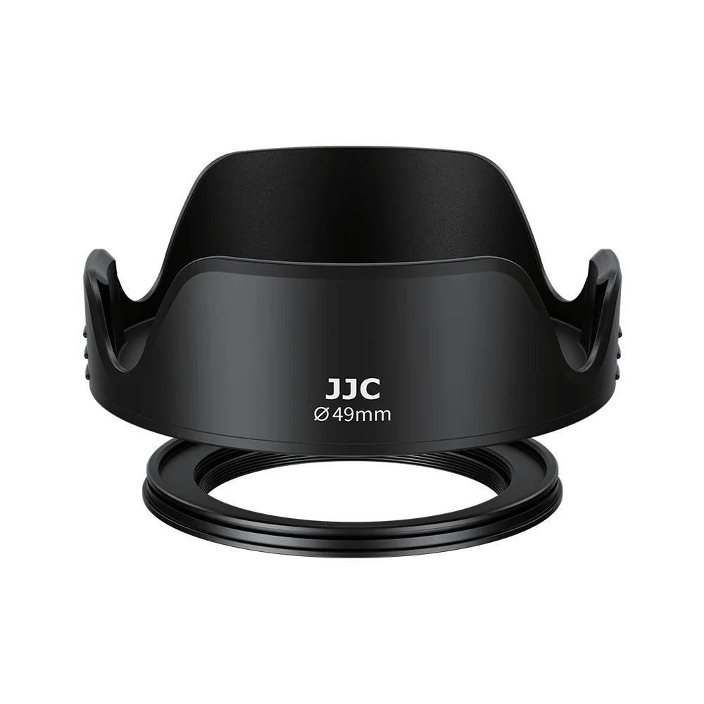 JJC Reversible Lens Hood with Adapter Ring