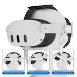 Meta Quest 3 VR Headset Comfort Head Strap: Enhanced Adjustment