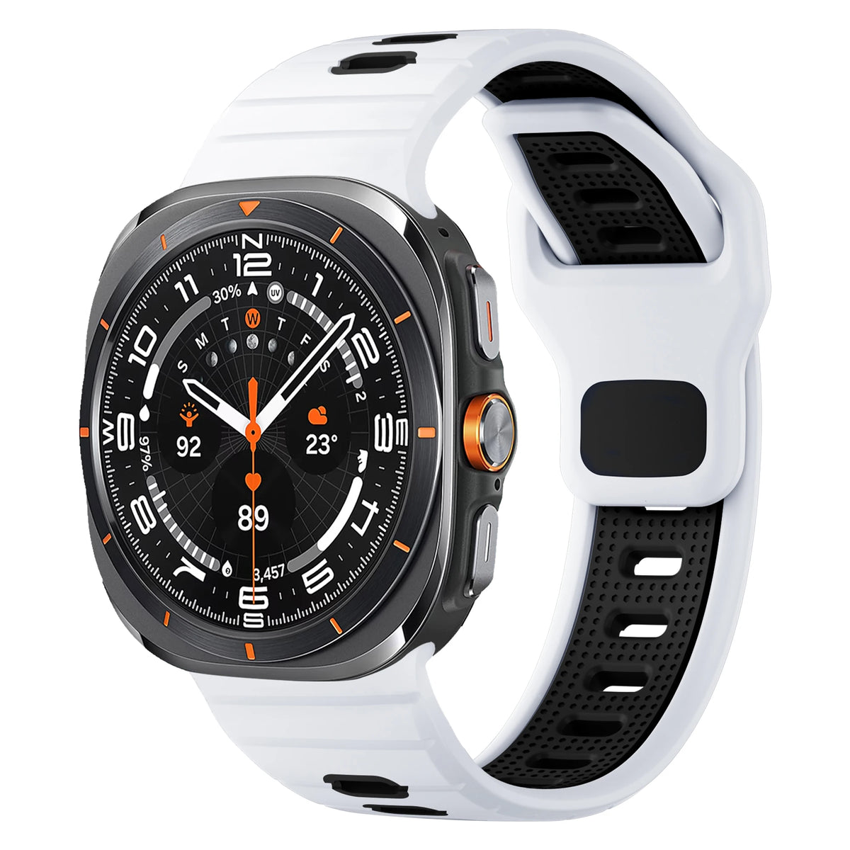 Perforated Silicone Sports Band for Samsung Galaxy Watch Ultra 2