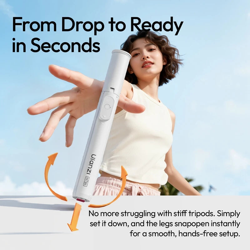 Ulanzi MT86 Automatic Extension Phone Tripod with Integrated Clip