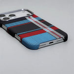 Colorful Carbon Fiber MagSafe Case with Metal Lens Frame for iPhone 17 Series