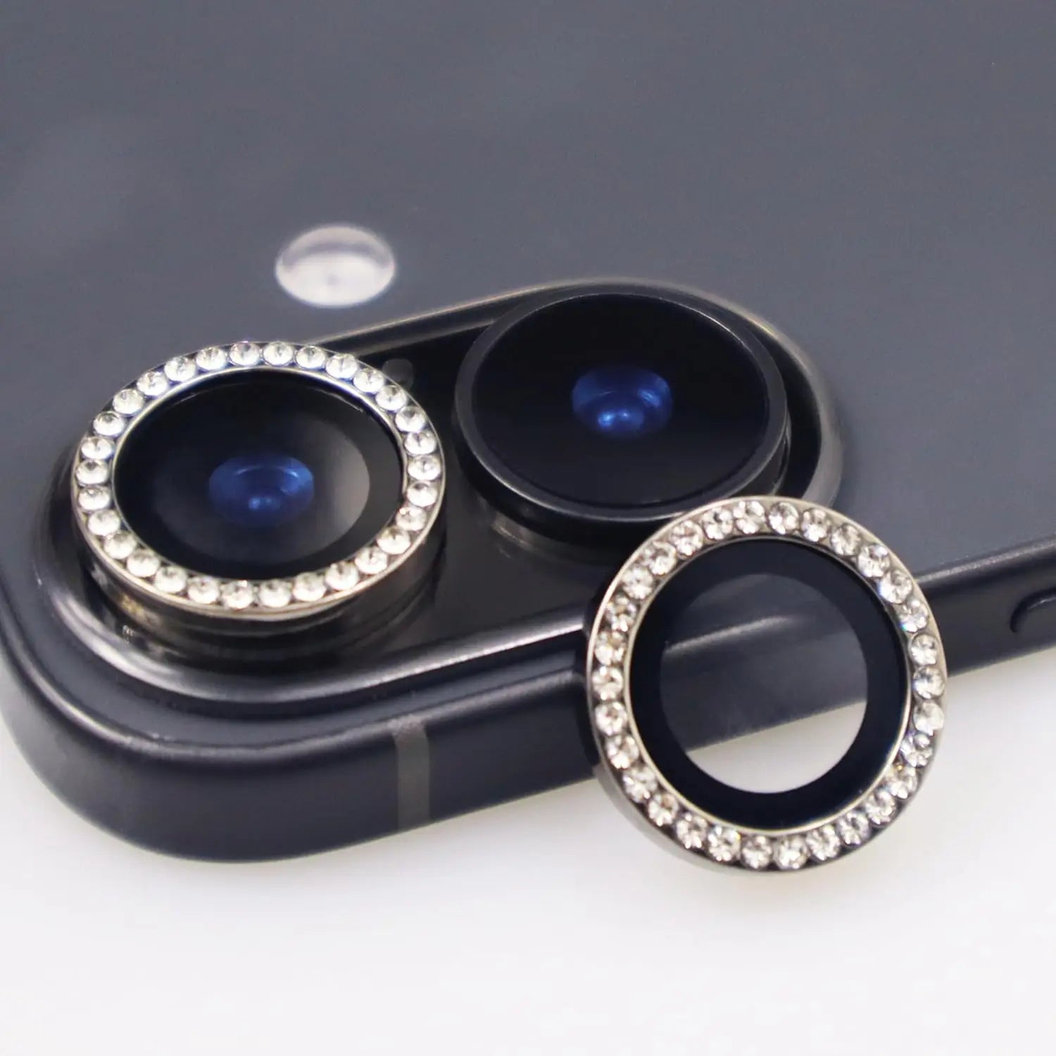 Bling Glitter Diamond Rhinestone Camera Lens Protector for iPhone 16 / 16 Plus