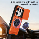 Luxury Protective Case with Rotating Ring Holder for OPPO Find X9 / X9 Pro