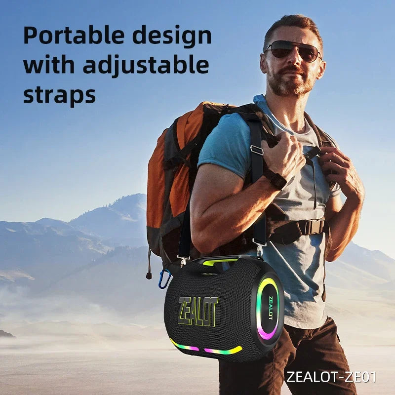 ZEALOT ZE01 120W Portable Bluetooth Speaker