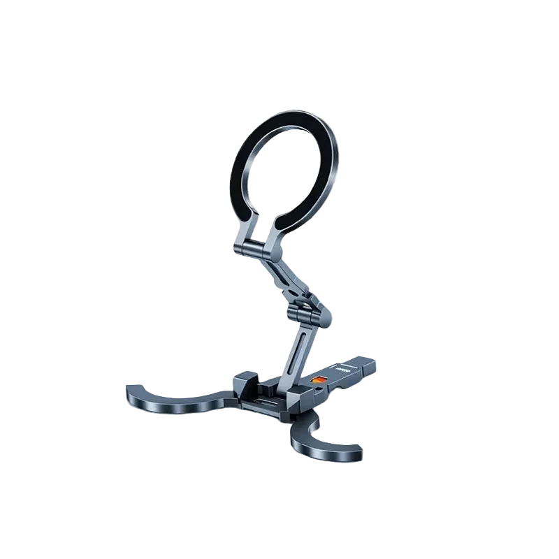 MagSafe Compatible Foldable Phone Tripod with 360° Rotation Base