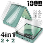 Samsung Galaxy Z Flip 7 Front & Back Tempered Glass Screen Protector