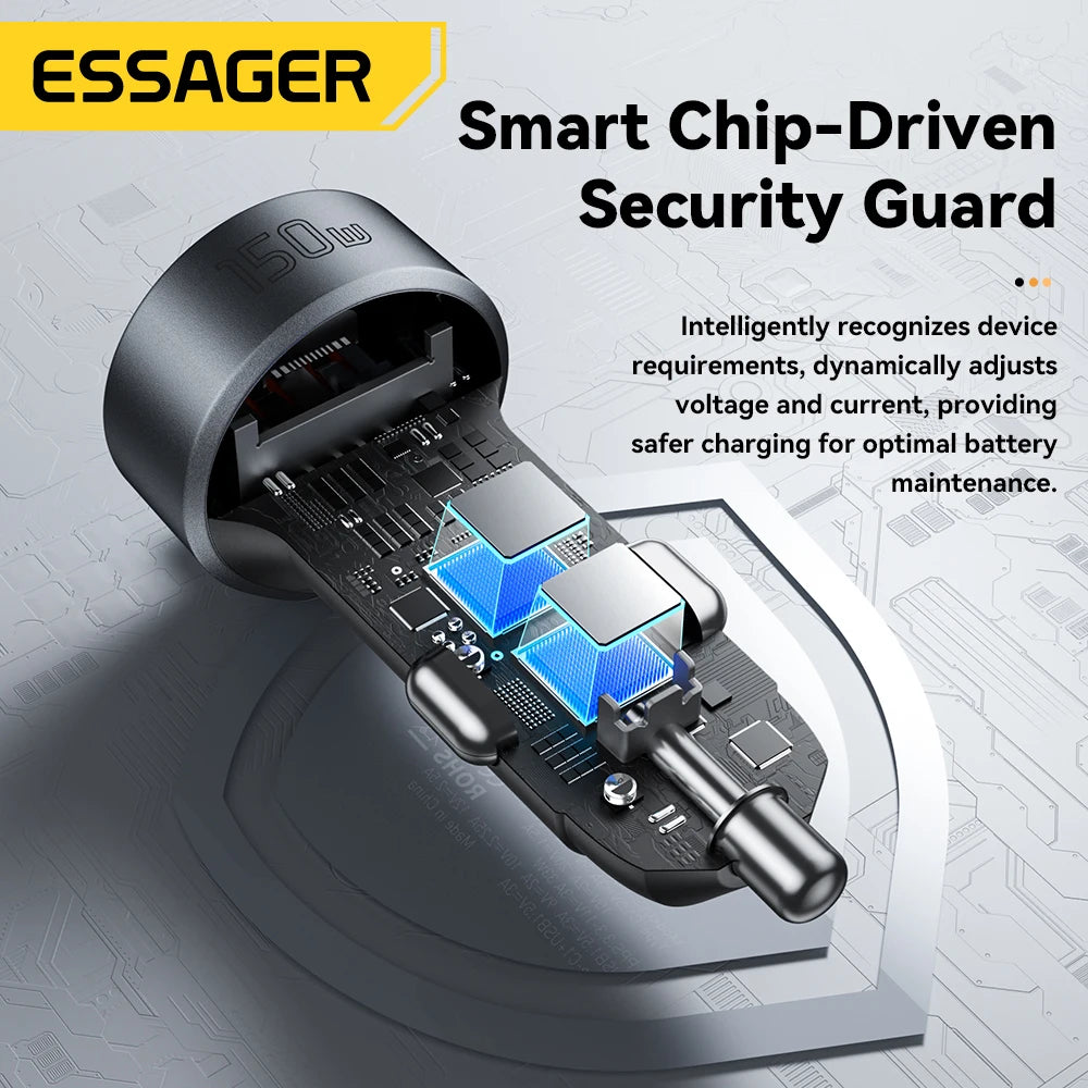 Essager 150W Multi-Port Car Charger