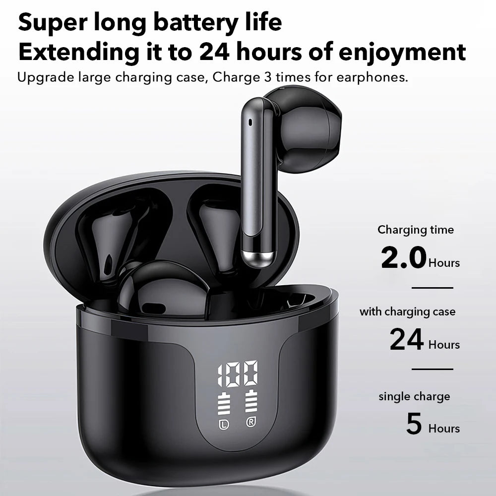 Mpow S47 True Wireless Bluetooth V5.3 Earphones with 35H Playback