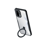 Transparent Airbag Case with 360° Rotating Magnetic Ring Holder for OnePlus 15R