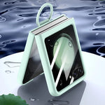 Liquid PC Protective Case with Glass Screen for Samsung Galaxy Z Flip 7