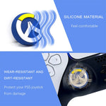 2-Pack Soft Silicone Thumbstick Grip Caps for PlayStation 5 Controller