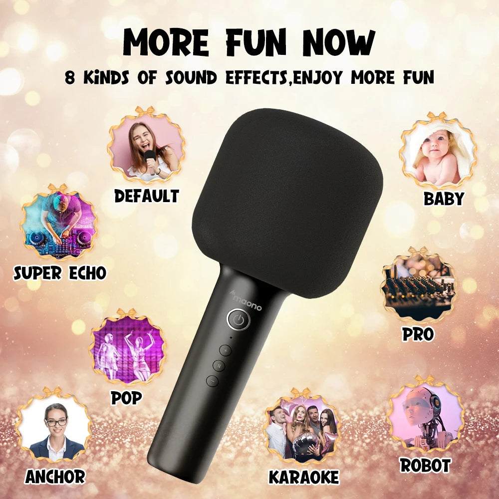 Maono MKP100 Wireless Bluetooth Karaoke Microphone