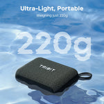 Tribit PocketGo IP68 Waterproof Speaker, 20-Hour Battery