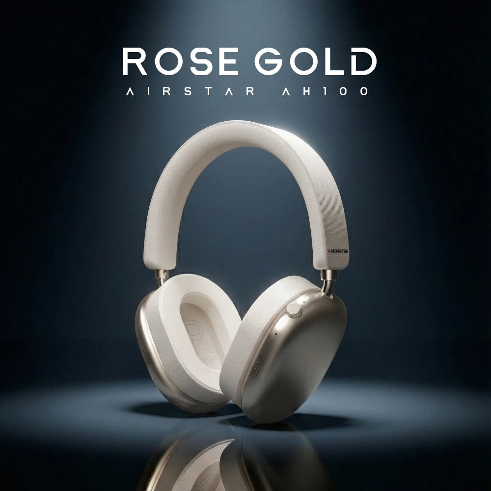 Monster AH100 Hybrid Active Noise Cancelling Headphones