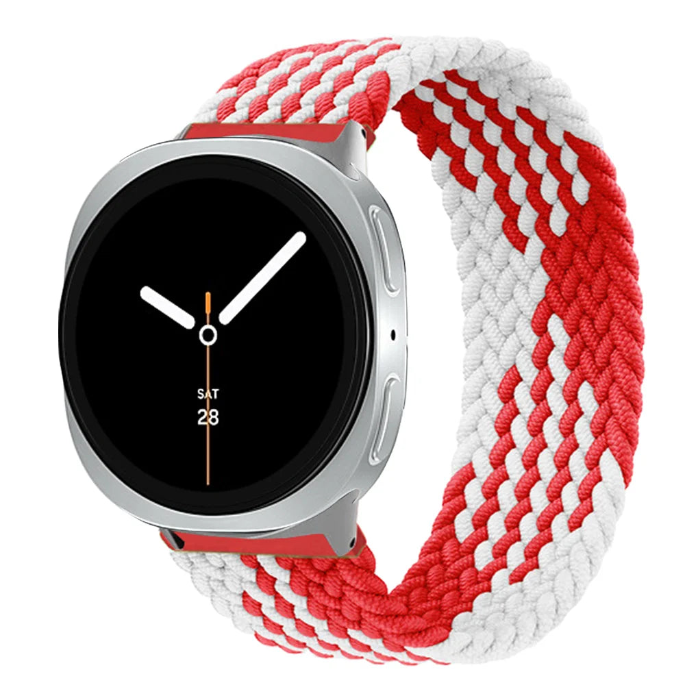Braided Solo Loop Elastic Band for Samsung Galaxy Watch 8 / Galaxy Watch 8 Classic