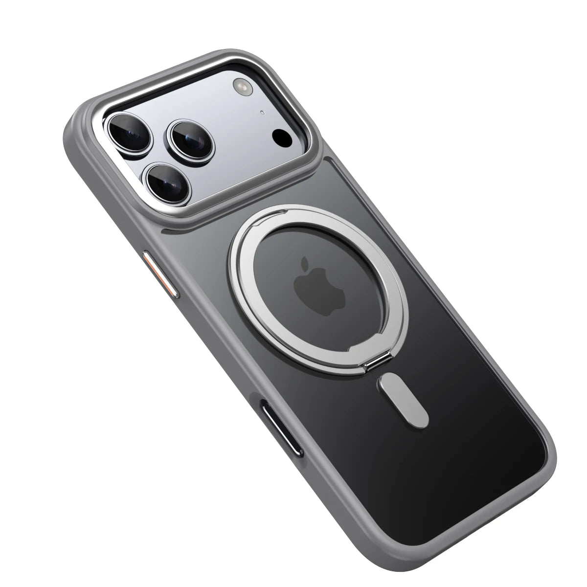 Clear Shockproof & Anti-Scratch MagSafe Case with Built-in Ring Holder for iPhone 17 Series