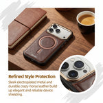 Premium Leather MagSafe Phone Case for iPhone 17 Series