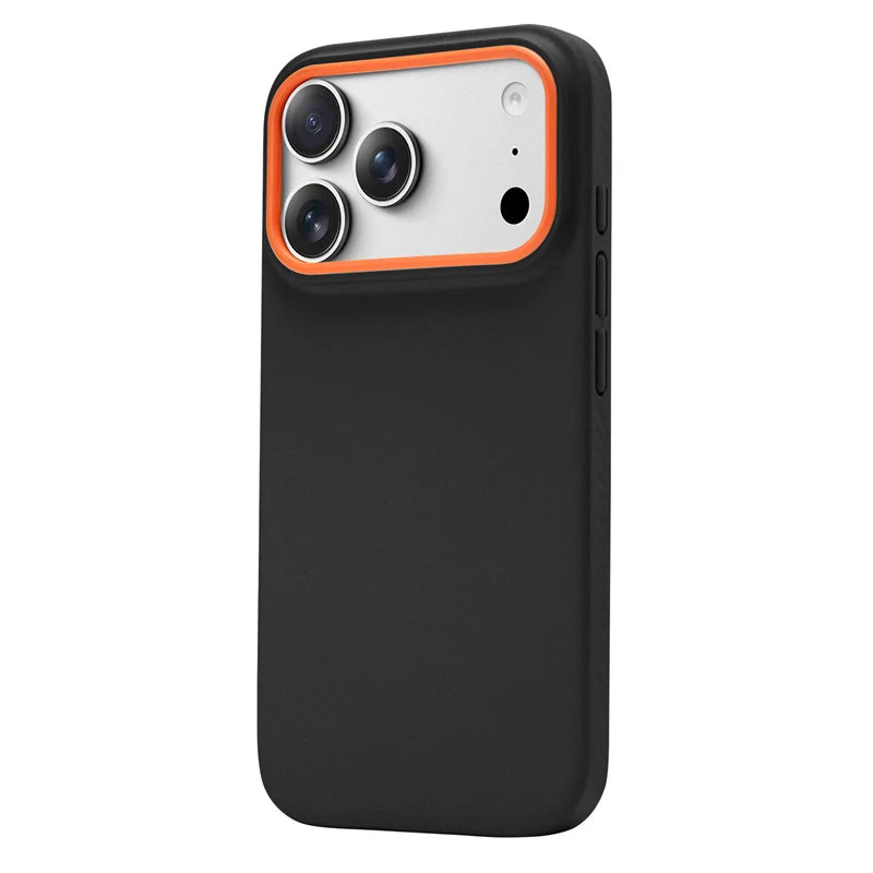 Matte Shockproof MagSafe Case with Colored Camera Accent for iPhone 17 Series