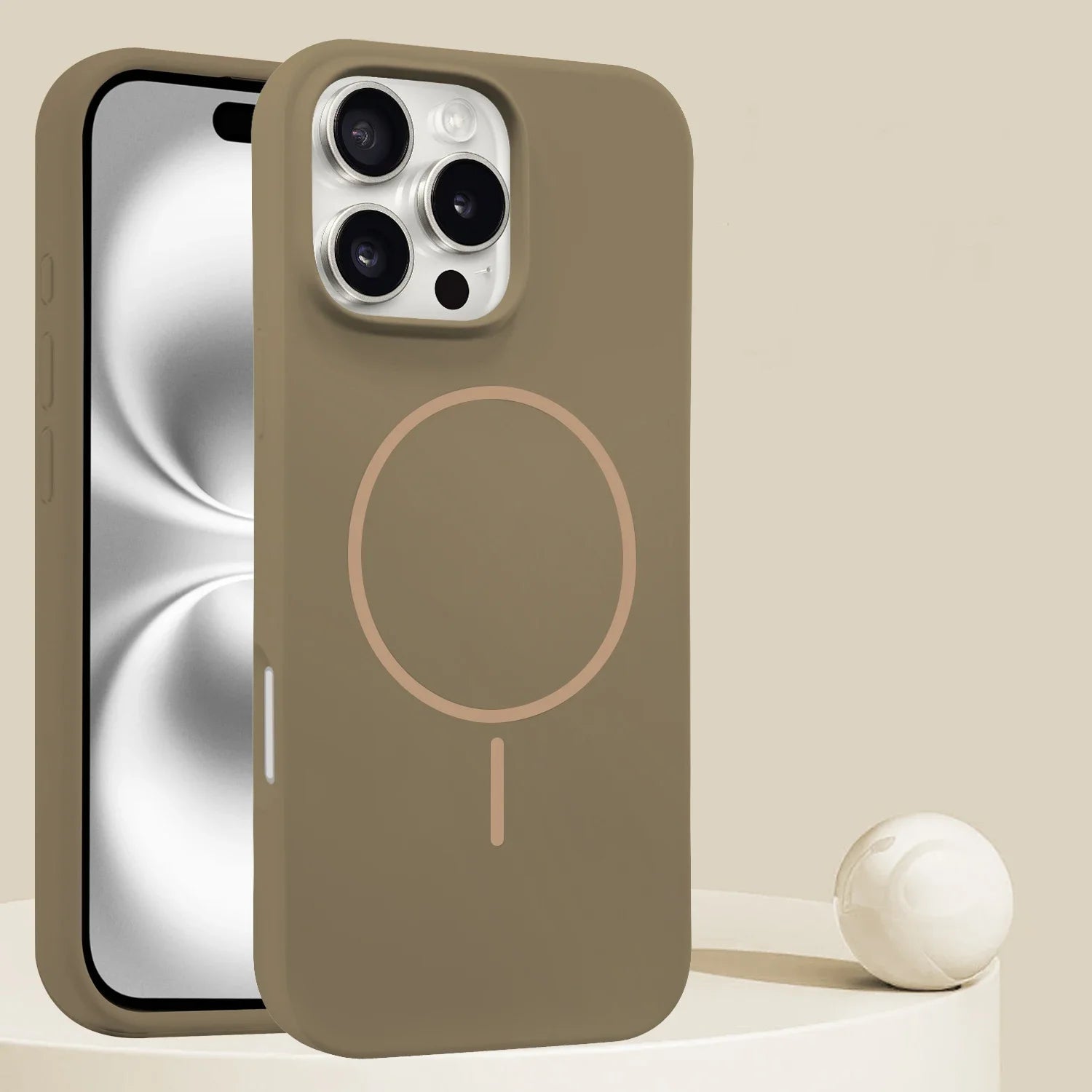 Soft Liquid Silicone MagSafe-Compatible Case for iPhone 16 Series