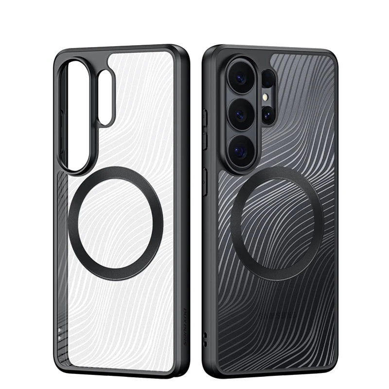 Flowing Line Matte Magnetic Case for Samsung Galaxy S26 Ultra