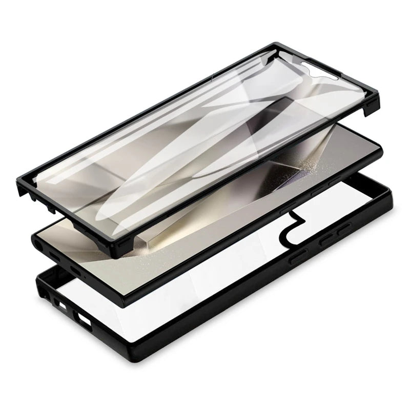 Clear Protective Case for Samsung Galaxy S25 Series with Camera & Screen Protection