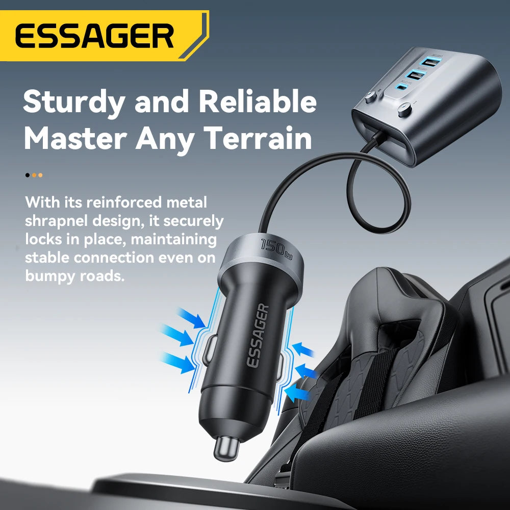 Essager 150W Multi-Port Car Charger
