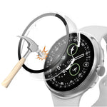 Google Pixel Watch 4 Case with Tempered Glass Screen Protector