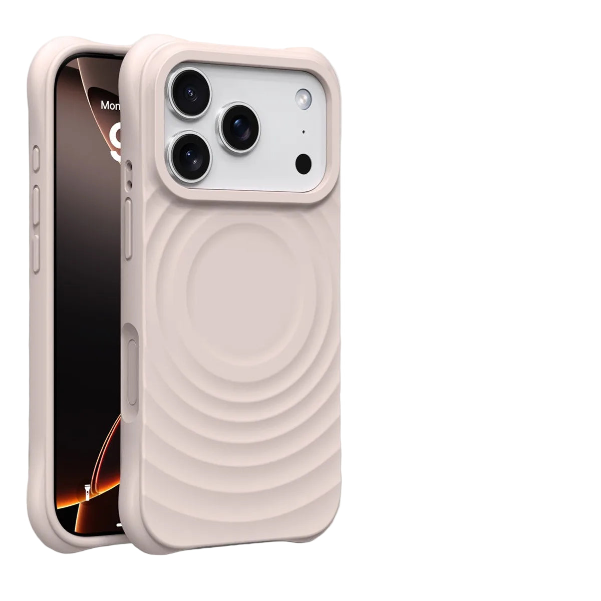 Water Ripple Silicone Magsafe Case for iPhone 17 Series