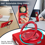 Samsung Galaxy Z Flip 6 Magnetic Case with 360° Rotating Stand