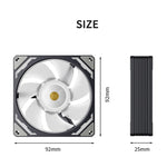 TEUCER AF-925 92mm ARGB PWM PC Cooling Fan