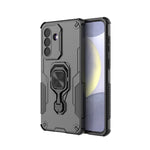 Samsung Galaxy A57 Magnetic Armor Case With Metal Ring Stand