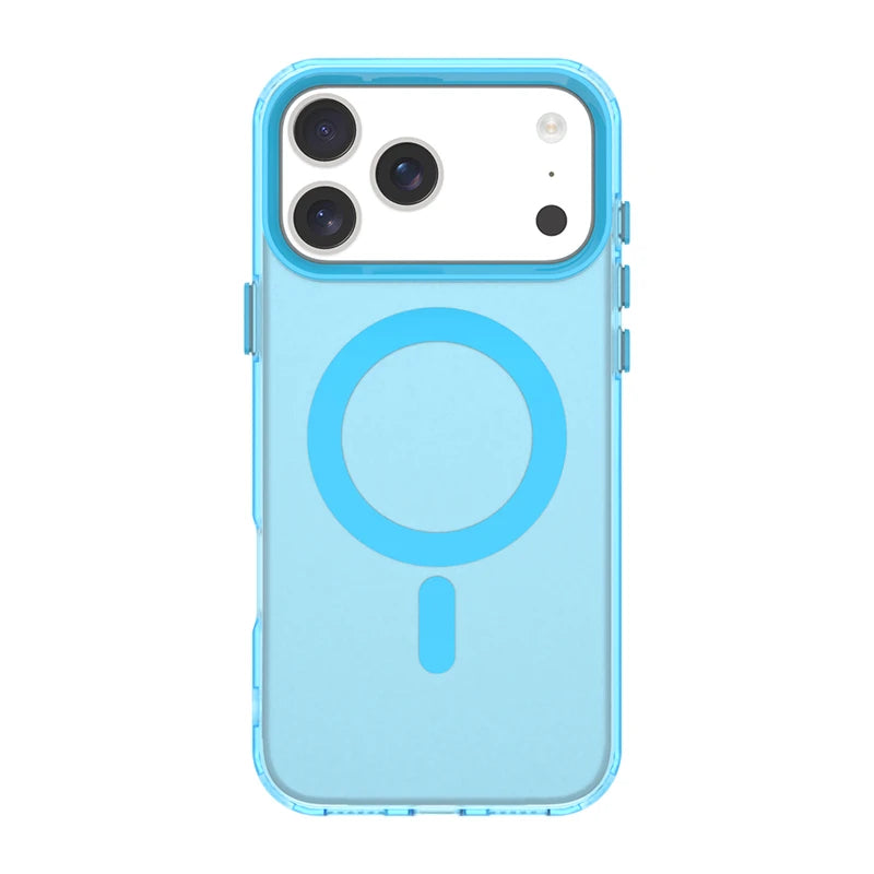 Luxury Frosted Silicone MagSafe Case for iPhone 17 Series
