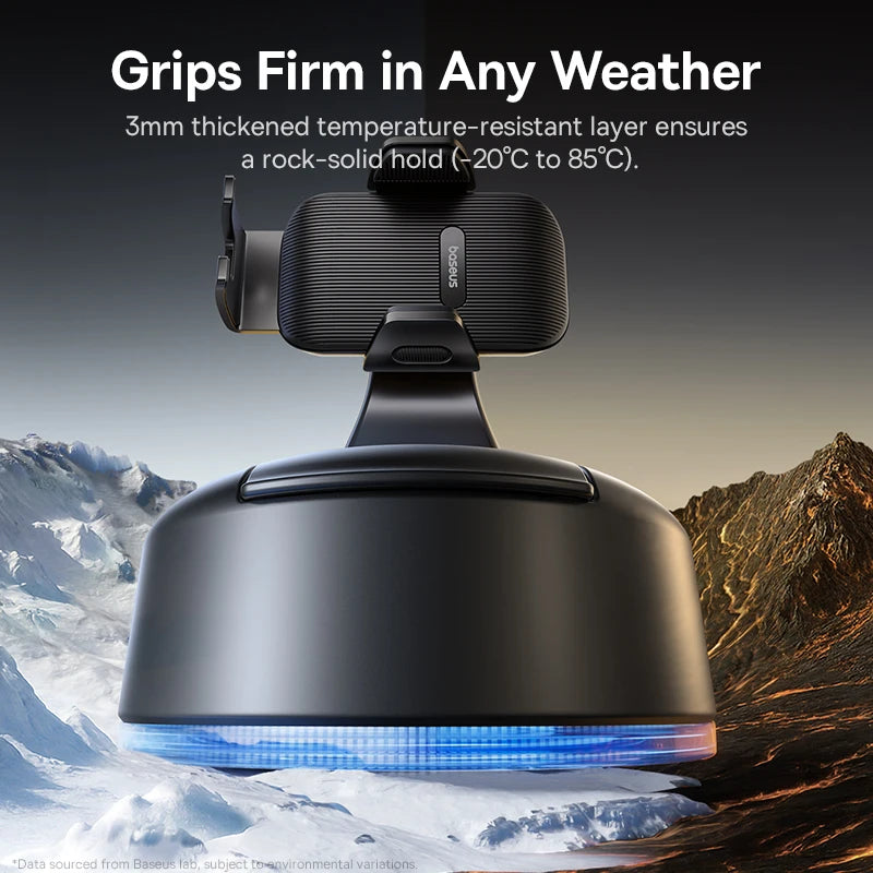 Adjustable Dashboard Car Phone Mount with Suction Base