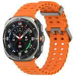 Marine Silicone Sport Band for Samsung Galaxy Watch Ultra and Samsung Galaxy Watch Ultra (2025)