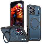 Shockproof MagSafe Case with Rotating Kickstand for iPhone 17 Series
