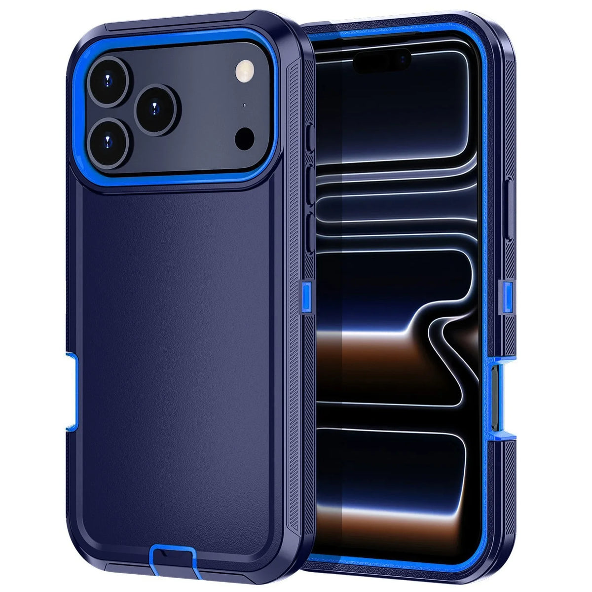 Shockproof Dual-Layer Bumper Case with Raised Edges for iPhone 18 Series