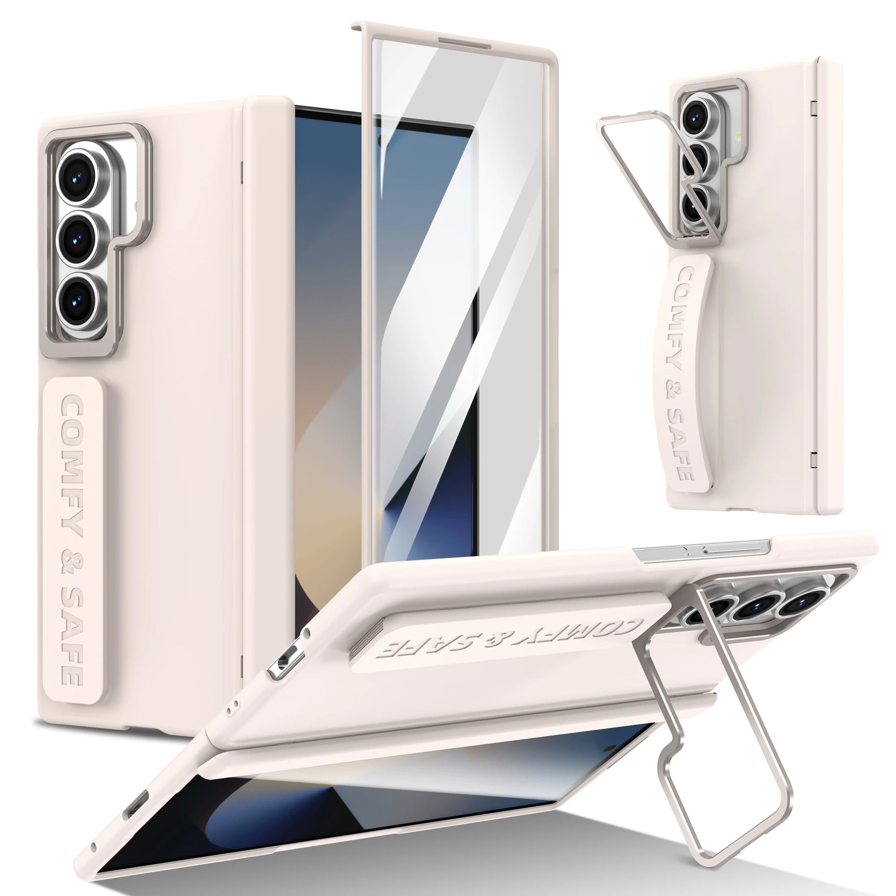 Full Hinge Protection Case with Screen Protector for Samsung Galaxy Z Fold7