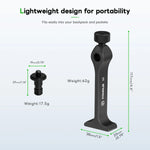 Aluminum Binoculars Tripod Adapter with Arca Swiss Quick Release Base